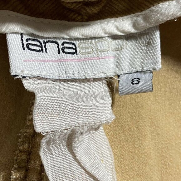 Vintage Lana Sport High Rise Tan Corduroy Pants Bareback Women’s Sz 28 - Picture 5 of 5